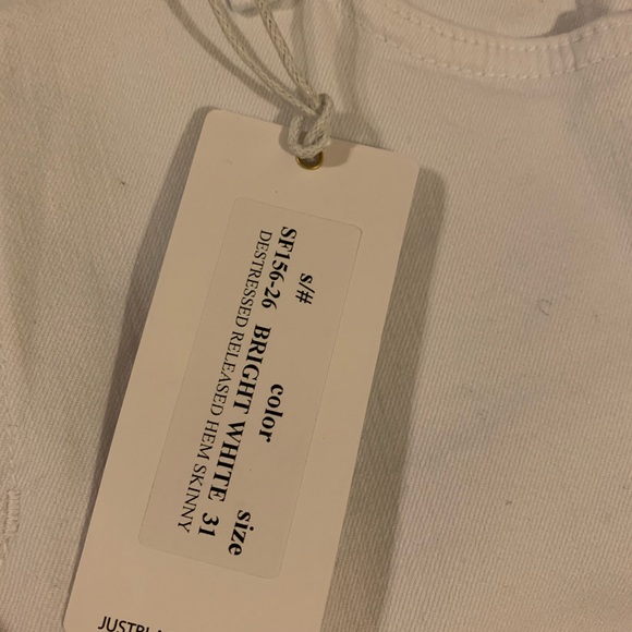 White mid rise skinny jeans - Picture 8 of 8